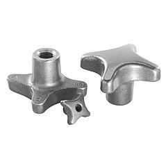K0147 - Palm Knobs In Cast Iron Five Hole Types Size 6-20mm