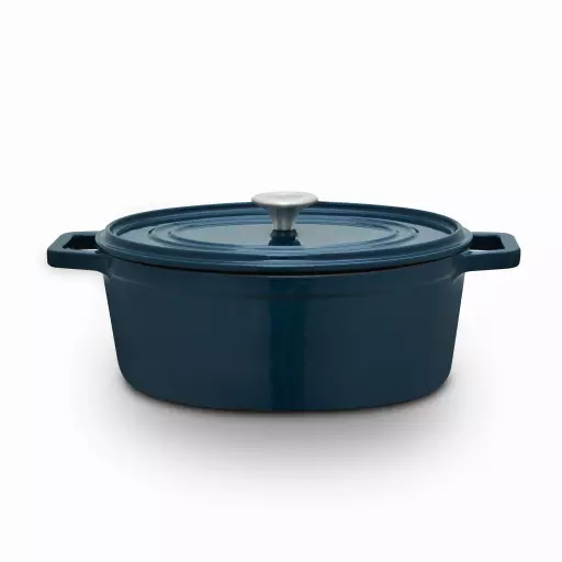 Nattura 29cm Cast Iron Oval Casserole