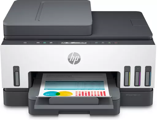 HP Smart Tank 7305e All-in-One, Color, Printer for Home and home office, Print, Scan, Copy, ADF, Wireless, 35-sheet ADF; Scan to PDF; Two-sided printing