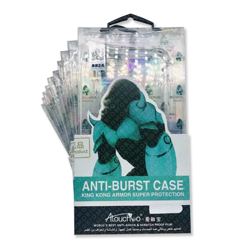iPhone 15 Plus Anti-Burst Case (10 Pack) - Clear
