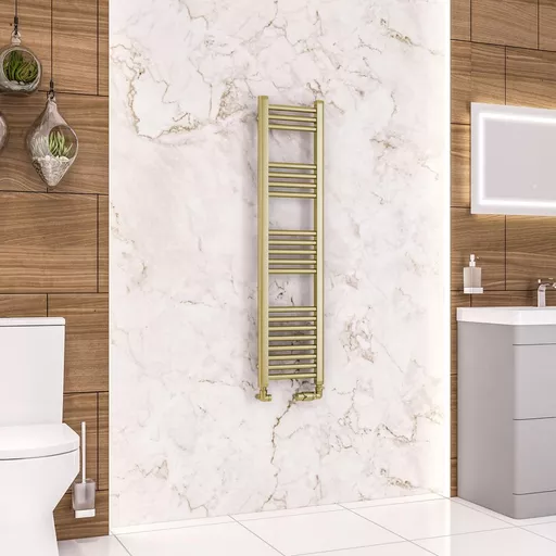Wendover Straight Multirail 1200 x 300 Brushed Brass