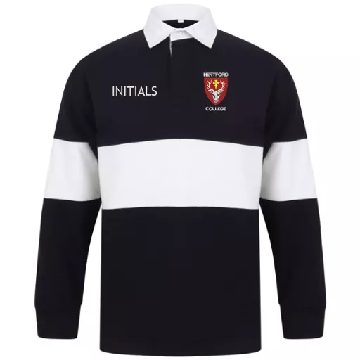 HertfordCollege_PanelledRugbyShirt_NavyWhite_Front.png