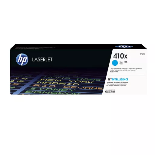 HP CF411X/410X Toner cartridge cyan high-capacity, 5K pages ISO/IEC 19798 for HP Pro M 452