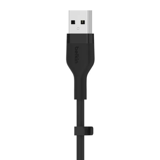 Belkin Cbl Silicqe USB-A LTG 2M noir Black