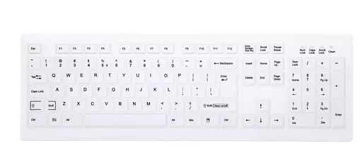 CHERRY AK-C8100F-FU1-W/US keyboard Medical RF Wireless QWERTY US English White