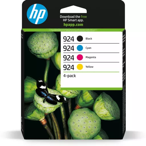 HP 6C3Z1NE/924 Ink cartridge multi pack Bk,C,M,Y 500pg + 3x400pg Pack=4 for HP OJ Pro 8120/e