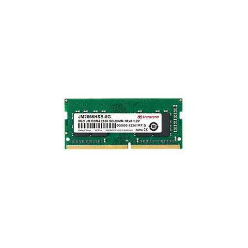 Transcend JM2666HSH-4G memory module 4 GB 1 x 4 GB DDR4 2666 MHz