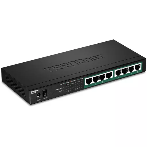 Trendnet TPE-TG84 network switch Unmanaged Gigabit Ethernet (10/100/1000) Power over Ethernet (PoE) Black