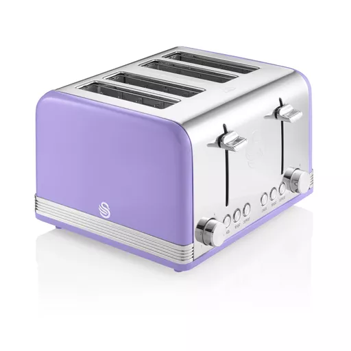 4 Slice Retro Purple Toaster