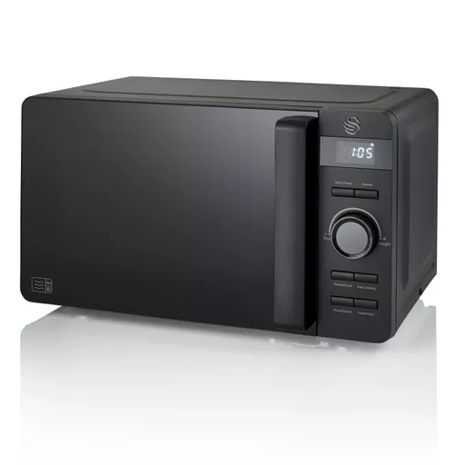 20L Matt Black Microwave