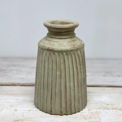 Antique Rena Vase, Green