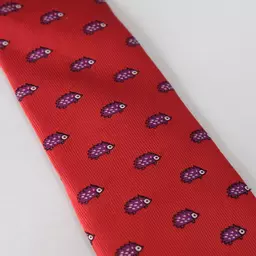 Red hedgehog tie 3