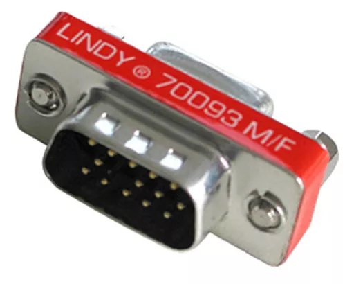 Lindy VGA Mini Port Saver 15 Way HD Male/Female