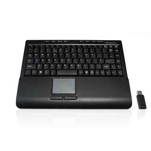 Accuratus 540 RF keyboard Universal RF Wireless QWERTY UK English Black