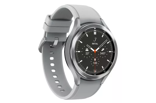 Samsung Galaxy Watch4 Classic 3.56 cm (1.4") OLED 46 mm Digital 450 x 450 pixels Touchscreen Silver Wi-Fi GPS (satellite)