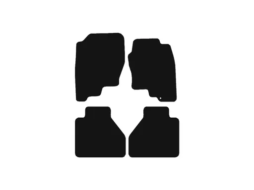 Nissan Navara 2005-2010 Tailored 3mm Rubber Mats