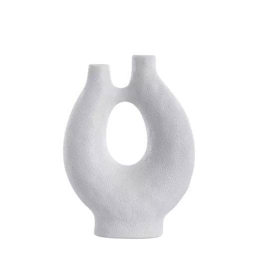 Decorative Vase, Alina, White - Small