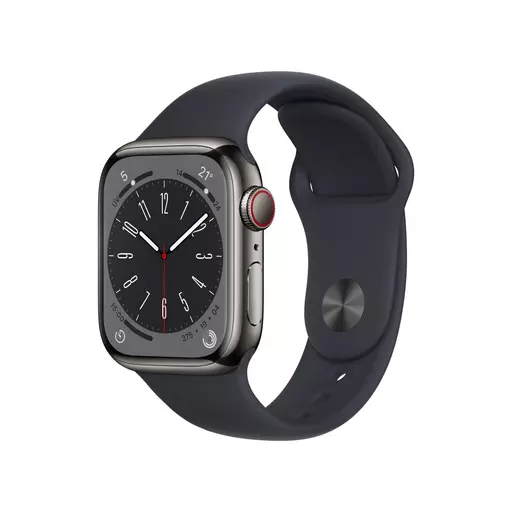 Apple Watch Series 8 OLED 41 mm 4G Graphite GPS (satellite)