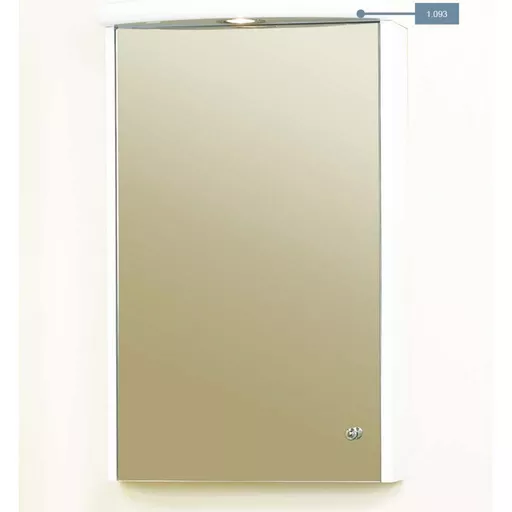 43cm light cabinet cornice, 1 spot White