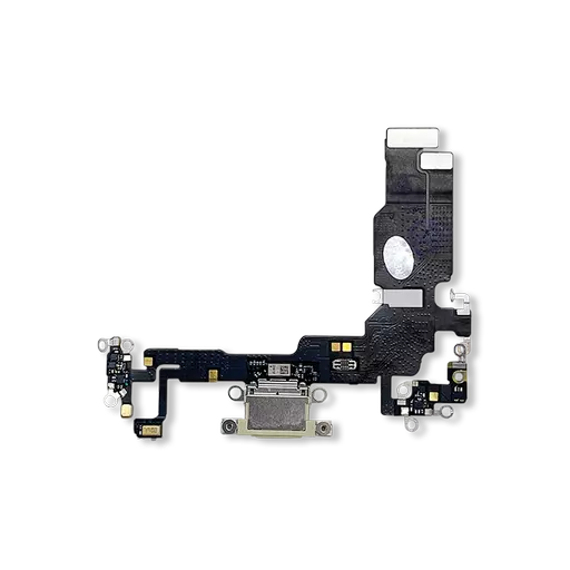 Charging Port Flex Cable (Yellow) (RECLAIMED) - For iPhone 15