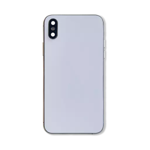 Back Housing With Internal Parts (Silver) (No Logo) - For iPhone XS