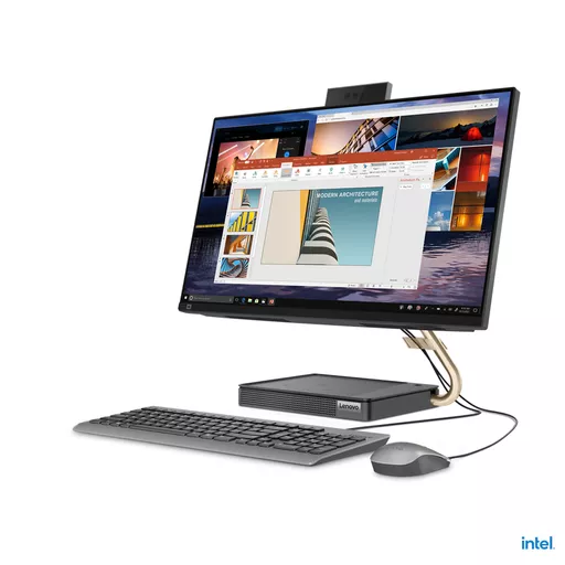 Lenovo IdeaCentre 5 Intel® Core™ i5 i5-10400T 60.5 cm (23.8") 1920 x 1080 pixels All-in-One PC 8 GB DDR4-SDRAM 512 GB SSD Windows 10 Home Wi-Fi 6 (802.11ax) Grey