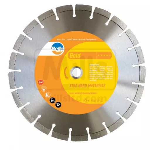 Belle Gold Hard (GH) Diamond Blade - 350mm