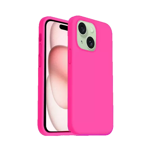 Silicone for iPhone 15 - Pink