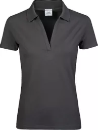 Women's Luxury Stretch V-Neck Polo
