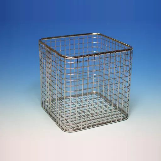 Stainless Steel Square Wire Baskets 20 x 20 x 20 cm