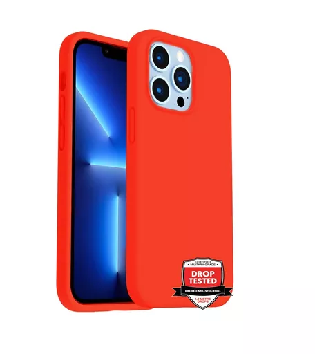 Silicone for iPhone 14 Pro Max - Red