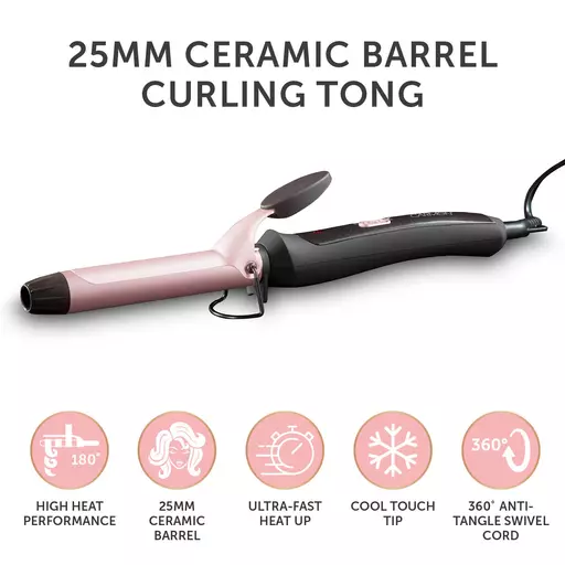 Noir 25mm Curling Tong
