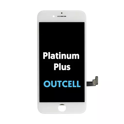Platinum Plus Replacement LCD Assembly for iPhone SE (2022), iPhone SE (2020) & iPhone 8 - White