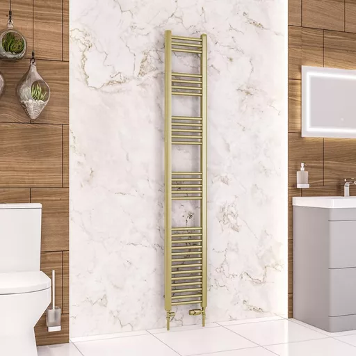 Wendover Straight Multirail 1800 x 300 Brushed Brass