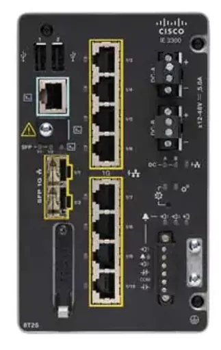Cisco Catalyst IE-3300-8T2S-E network switch Managed L2 Gigabit Ethernet (10/100/1000) Black