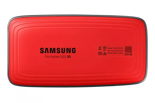 Samsung X5 500 GB Black, Red