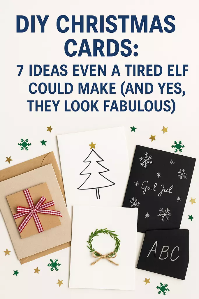DIY Christmas Cards: 7 Ideas Even a Tired Elf Could Make (And Yes, They Look Fabulous)