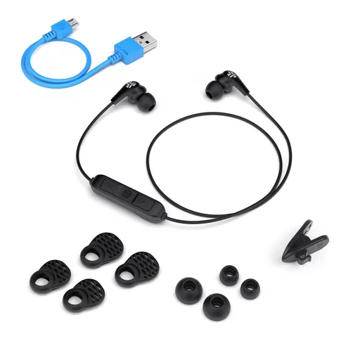 JLab JBuds Pro Headphones Wired In-ear, Neck-band Sports Micro-USB Bluetooth Black