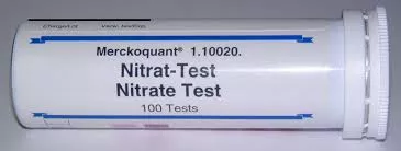 Nitrate test, 10-25-50-100-250-500 mg/l NO₃, Griess' reaction (modified), MQ