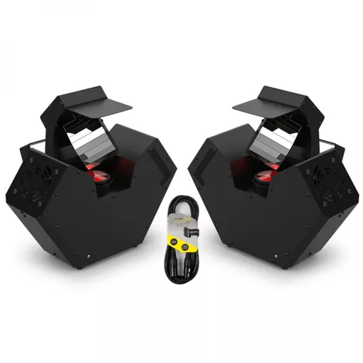 Chauvet Blazor Barrel LED Effect Light Twin Pack Bundle