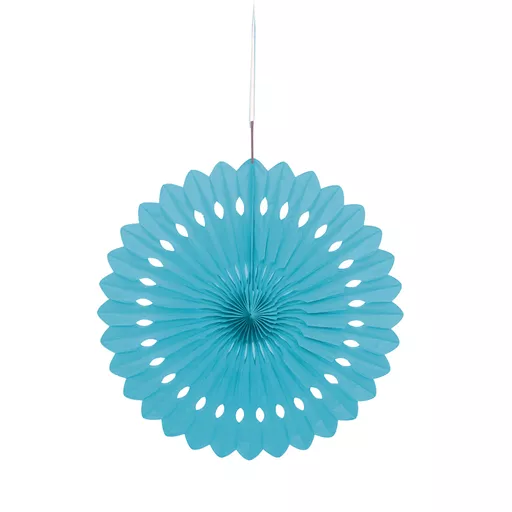 Powder Blue Decorative Fan