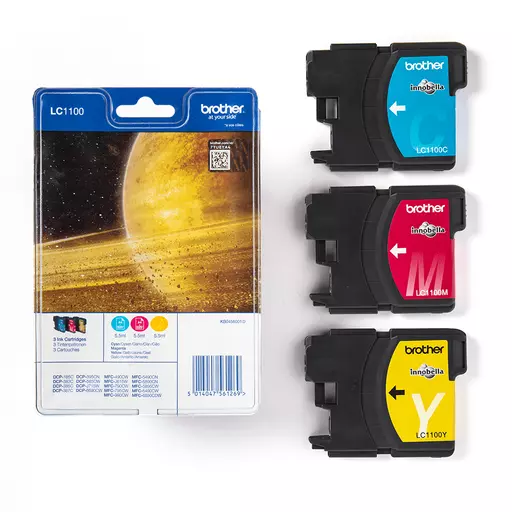 Brother LC-1100RBWBP Ink cartridge multi pack C,M,Y, 3x325 pages Pack=3 for Brother MFC 6490 C