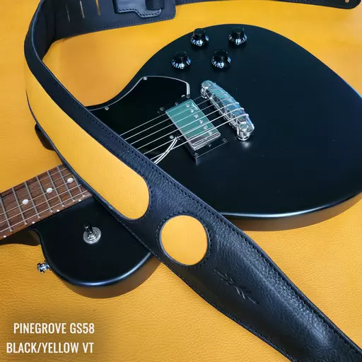 GS58 black yellow Pinegrove guitar strap 141353 ANNO.jpg