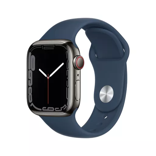 Apple Watch Series 7 OLED 41 mm 4G Graphite GPS (satellite)