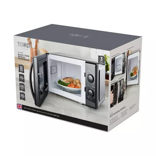 20 Litre 700W Manual Microwave