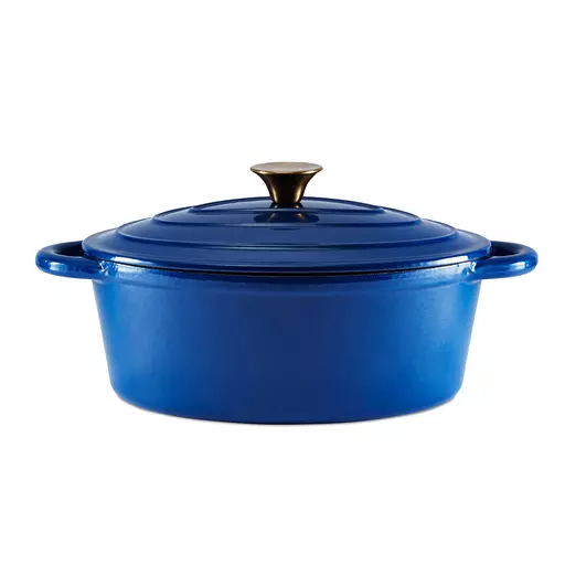 29cm Oval Casserole Cast Iron