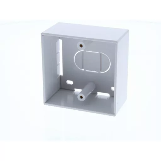 Single Gang Plastic Surface Back Box, 32mm Deep