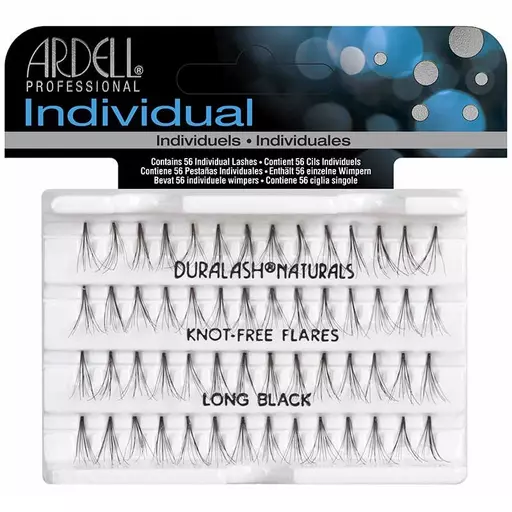 Ardell Naturals Individual knot Free Flare Lashes Long Black