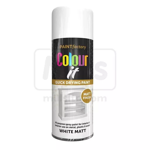 Permanent Property Marking Spray Matt White 400ml