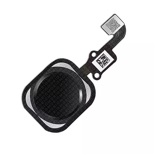 Home Button with Flex Cable & Adhesive (Black) (CERTIFIED) - For iPhone 6 / 6 Plus